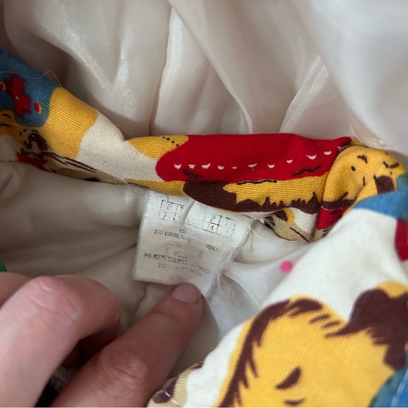 Vintage snowsuit bear print size 6-9 months - Picture 5 of 7